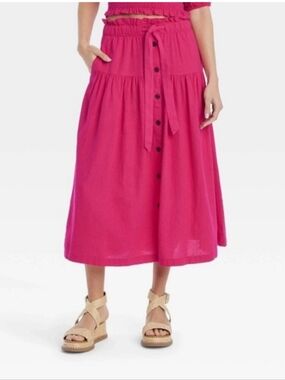 Universal Thread Maxi Skirt S Pink